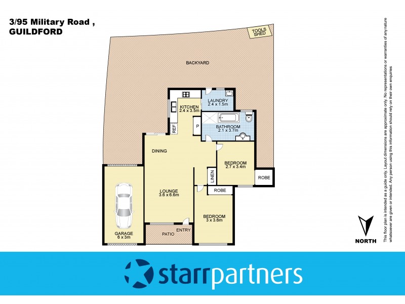 3/95 Military Road, Guildford NSW 2161 Floorplan