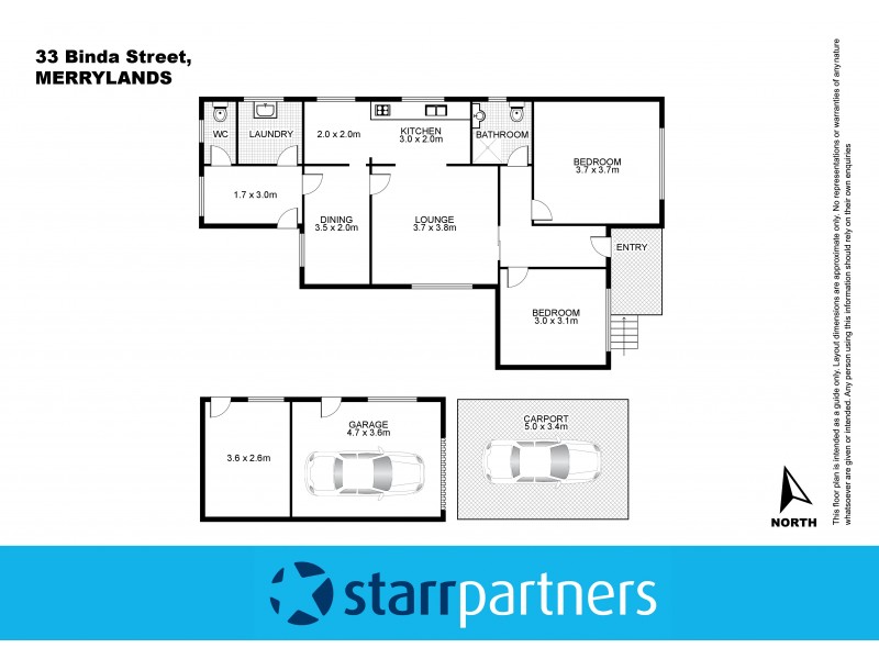 33 Binda Street, Merrylands NSW 2160 Floorplan