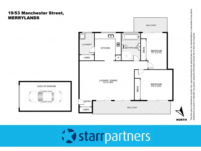 19/53-57 Manchester Street, Merrylands NSW 2160 Floorplan