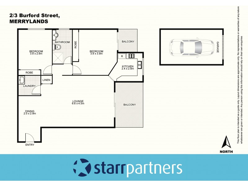 2/3-7 Burford Street, Merrylands NSW 2160 Floorplan