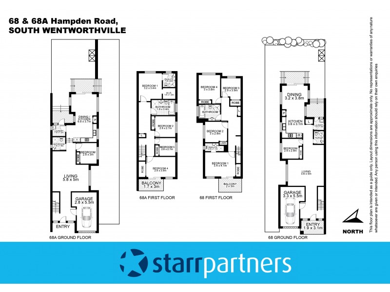 68 & 68A Hampden Road, South Wentworthville NSW 2145 Floorplan