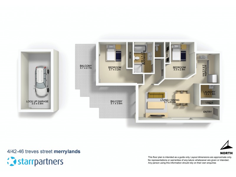 4/42-46 Treves Street, Merrylands NSW 2160 Floorplan