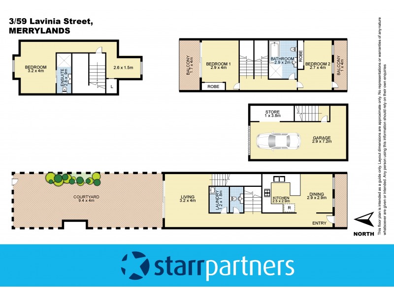 3/59-61 Lavinia Street, Merrylands NSW 2160 Floorplan