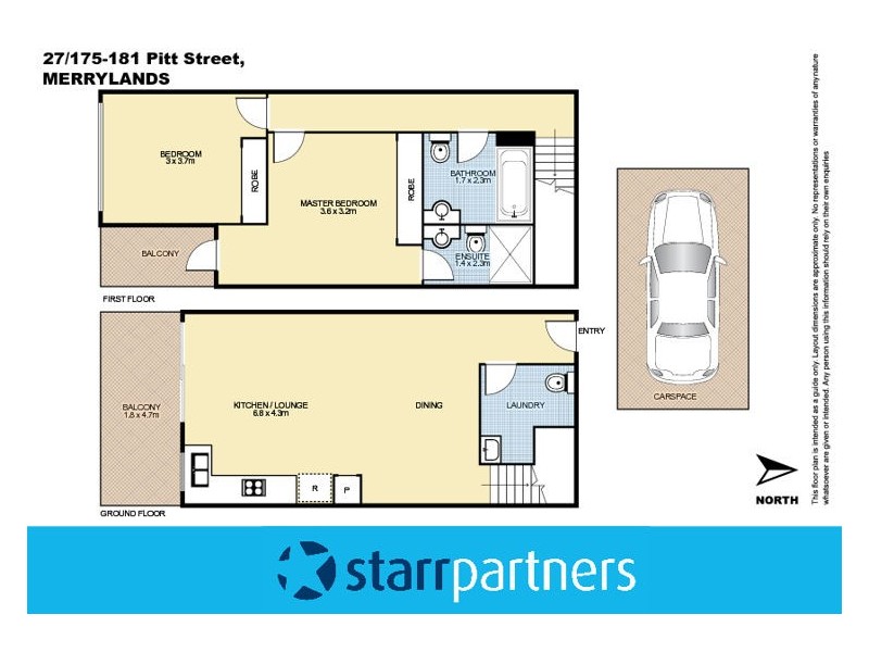 27/175-181 Pitt Street, Merrylands NSW 2160 Floorplan