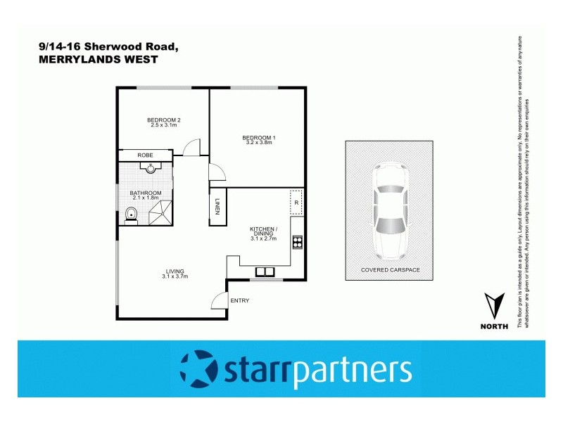 9/14-16 Sherwood Road, Merrylands NSW 2160 Floorplan
