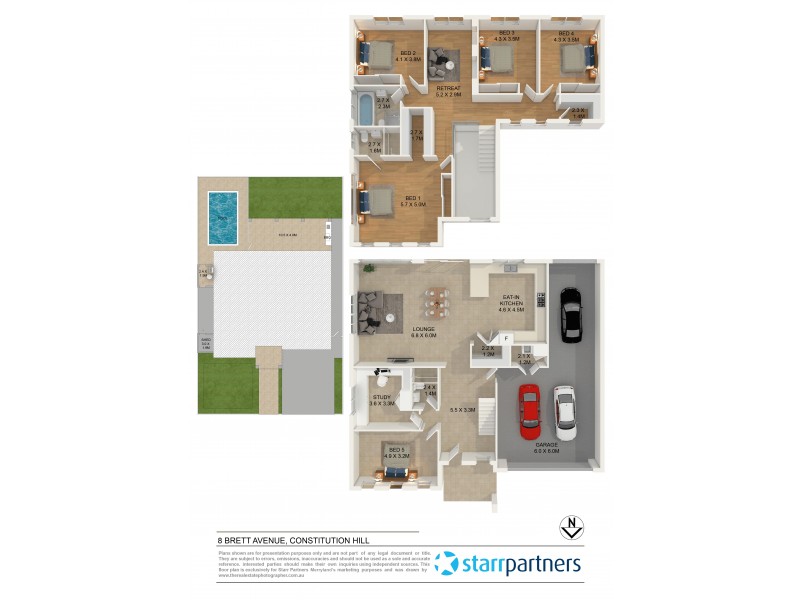 8 Brett Avenue, Constitution Hill NSW 2145 Floorplan