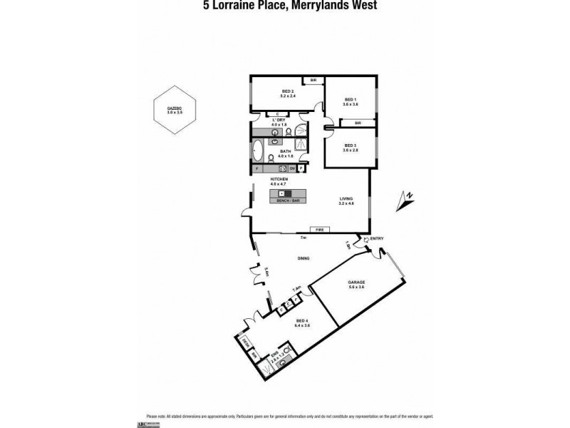 5 LORRAINE PLACE, Merrylands NSW 2160 Floorplan