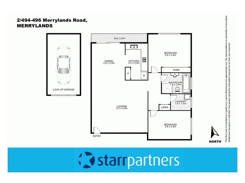 2/494-496 Merrylands Road, Merrylands NSW 2160 Floorplan