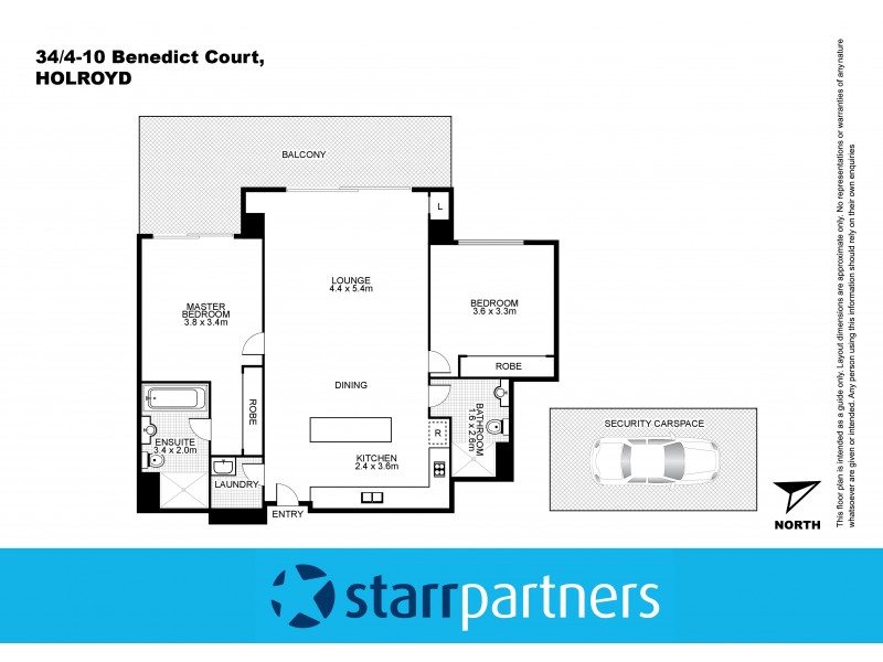 34/4-10 Benedict Court, Merrylands NSW 2160 Floorplan