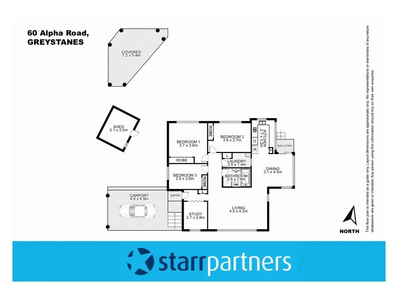 60 Alpha Road, Greystanes NSW 2145 Floorplan