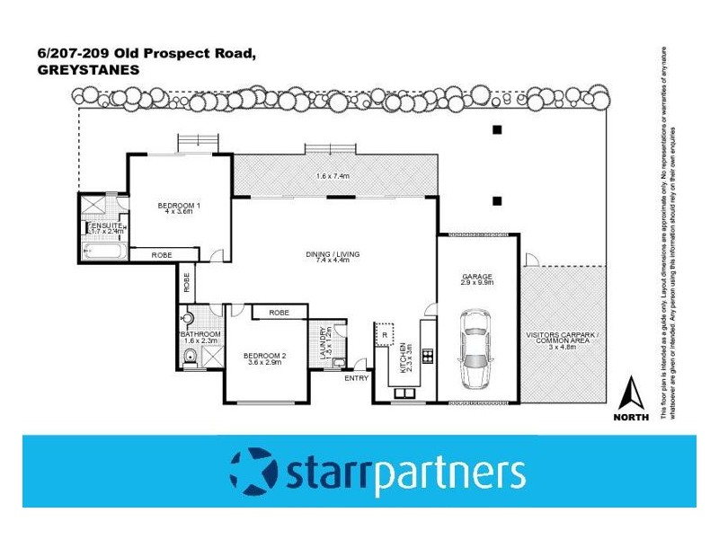 6/207-209 Old Prospect Road, Greystanes NSW 2145 Floorplan