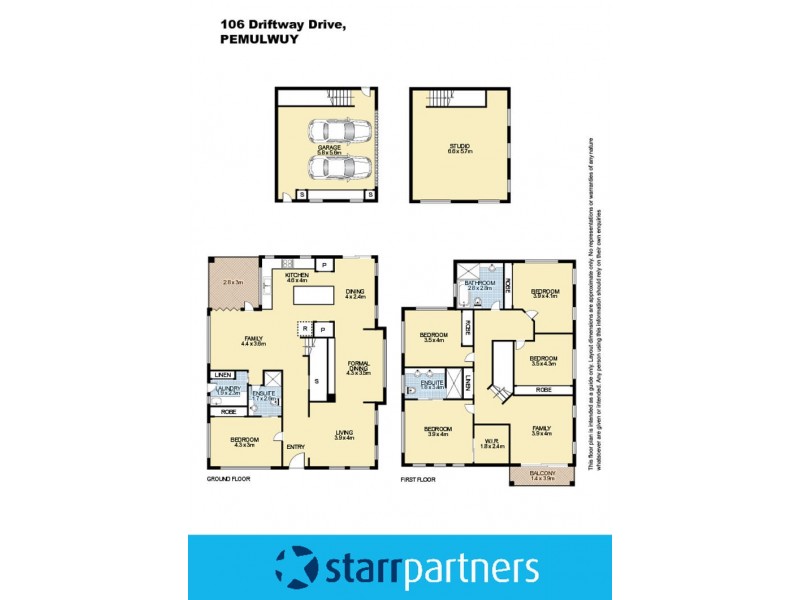106 Driftway Drive, Pemulwuy NSW 2145 Floorplan