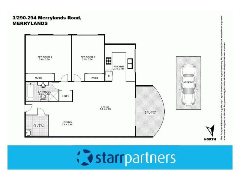 3/290-294 Merrylands Road, Merrylands NSW 2160 Floorplan