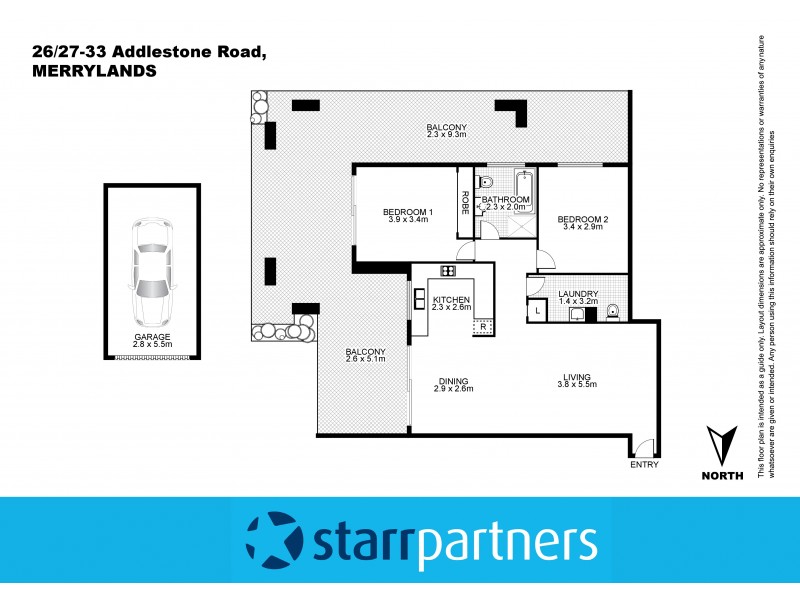 26/27-33 Addlestone Road, Merrylands NSW 2160 Floorplan
