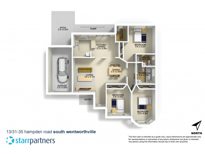 13/31-35 Hampden Road, South Wentworthville NSW 2145 Floorplan