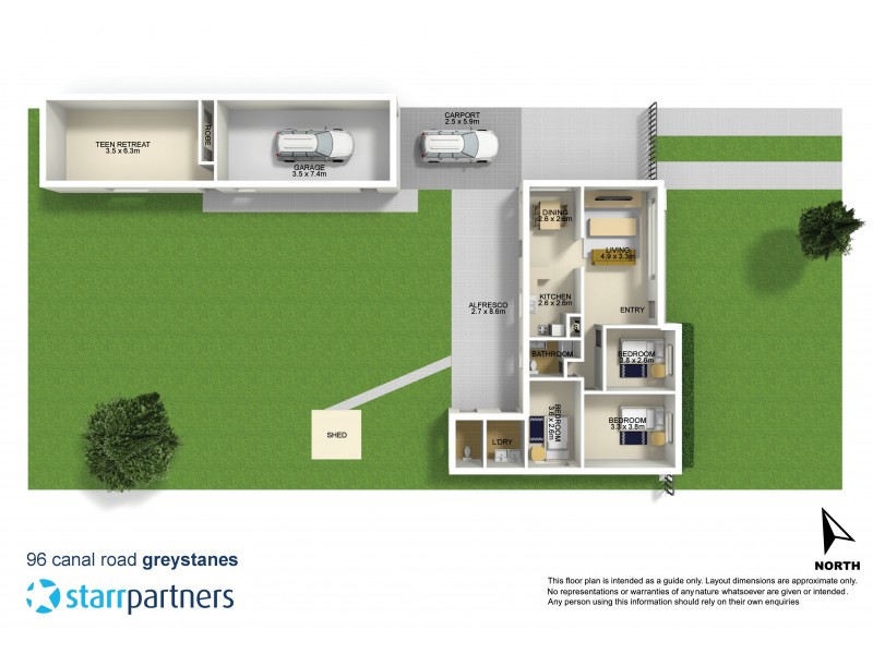 96 Canal Road, Greystanes NSW 2145 Floorplan
