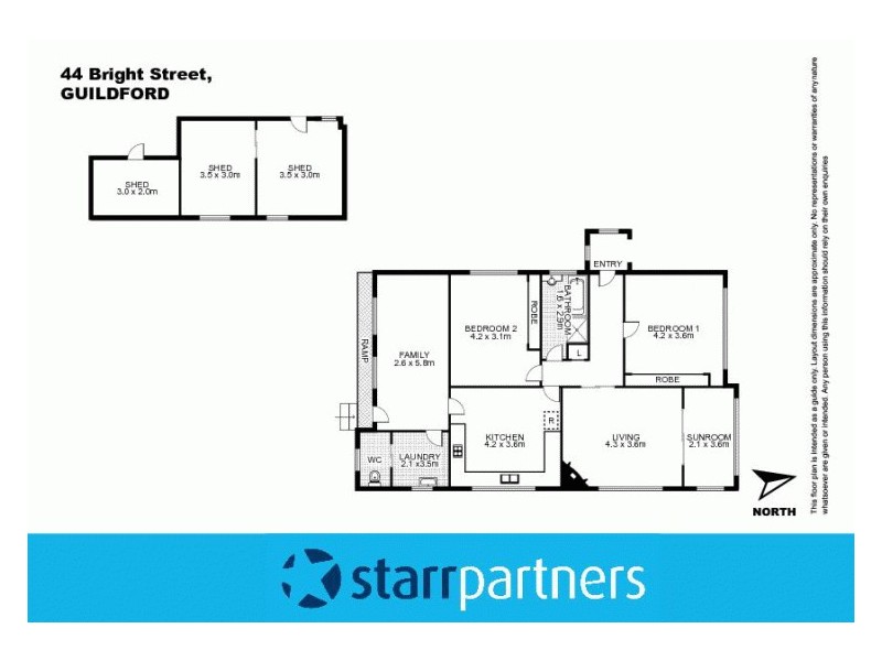 44 Bright Street, Guildford NSW 2161 Floorplan