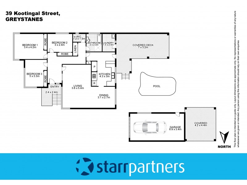 39 Kootingal Street, Greystanes NSW 2145 Floorplan