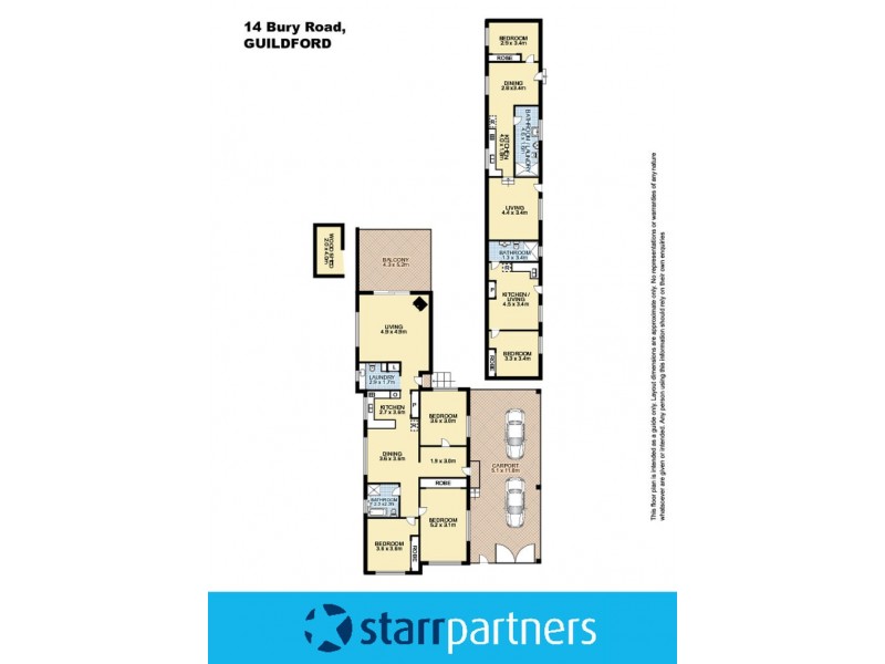 14 Bury Road, Guildford NSW 2161 Floorplan