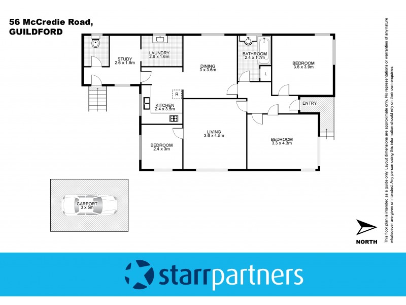 56 McCredie Road, Guildford NSW 2161 Floorplan