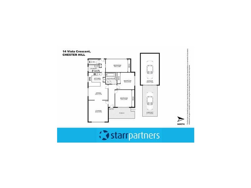 14 VISTA CRESCENT, Chester Hill NSW 2162 Floorplan