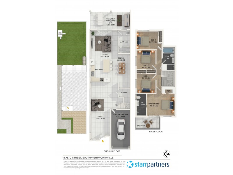 13 Alto Street, South Wentworthville NSW 2145 Floorplan