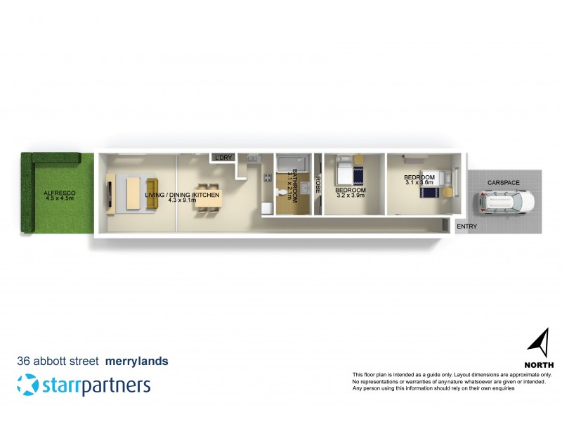 36 Abbott Street, Merrylands NSW 2160 Floorplan