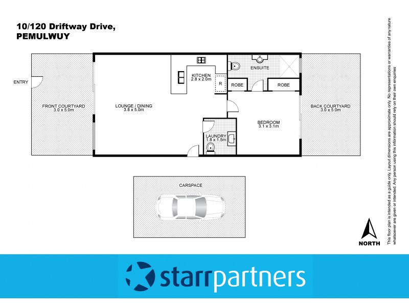 10/120 Driftway Drive, Pemulwuy NSW 2145 Floorplan