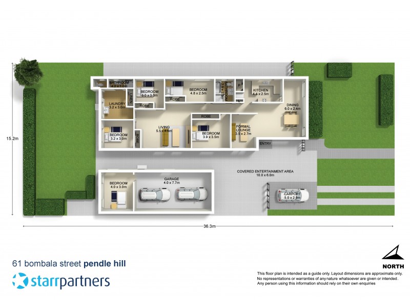 61 Bombala Street, Pendle Hill NSW 2145 Floorplan