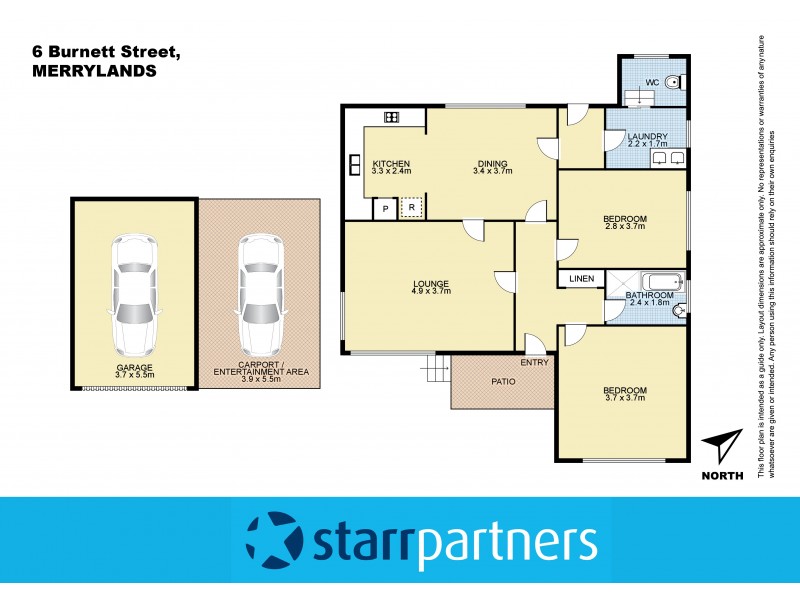 6 Burnett Street, Merrylands NSW 2160 Floorplan