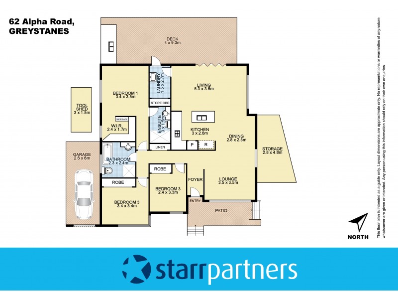 62 Alpha Road, Greystanes NSW 2145 Floorplan