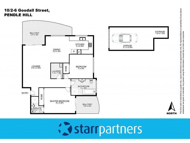 10/2-6 Goodall Street, Pendle Hill NSW 2145 Floorplan