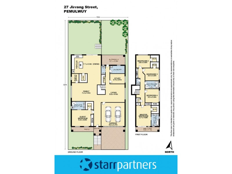 27 Jirrang Street, Pemulwuy NSW 2145 Floorplan