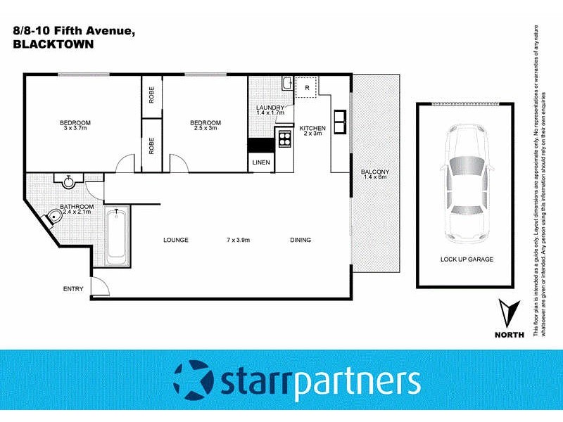 08/8-10 FIFTH AVENUE, Blacktown NSW 2148 Floorplan