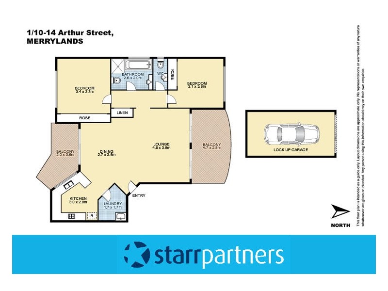 1/10-14 Arthur Street, Merrylands NSW 2160 Floorplan