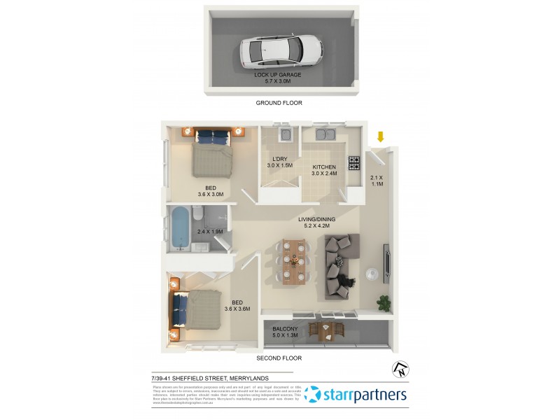 7/39-41 Sheffield Street, Merrylands NSW 2160 Floorplan