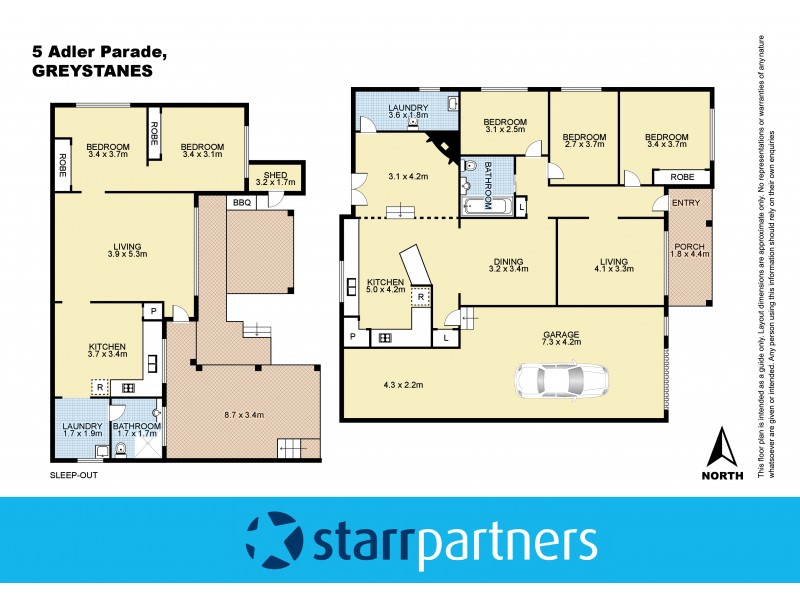5 Adler Parade, Greystanes NSW 2145 Floorplan