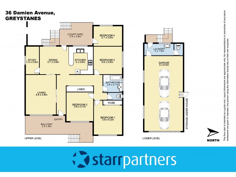 36 Damien Avenue, Greystanes NSW 2145 Floorplan