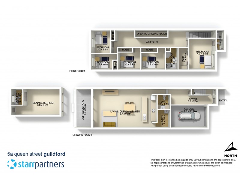 5A Queen Street, Guildford NSW 2161 Floorplan