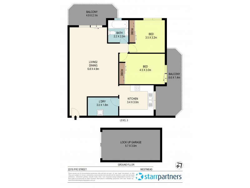 22/15 Pye Street, Westmead NSW 2145 Floorplan