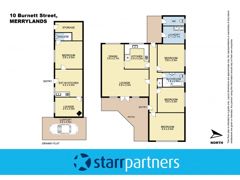10 Burnett Street, Merrylands NSW 2160 Floorplan