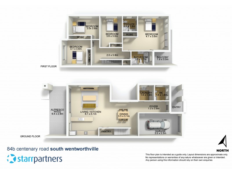 84B Centenary Road, South Wentworthville NSW 2145 Floorplan