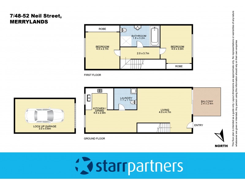 7/48-52 Neil Street, Merrylands NSW 2160 Floorplan