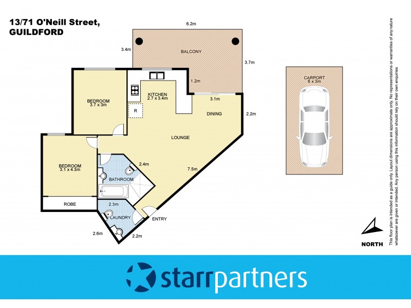13/71 O’Neill Street, Guildford NSW 2161 Floorplan