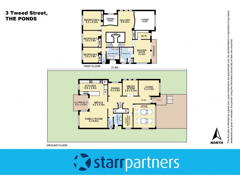 3 Tweed Street, The Ponds NSW 2769 Floorplan