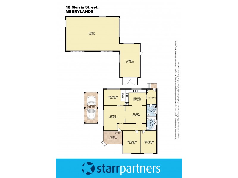 18 Morris Street, Merrylands NSW 2160 Floorplan