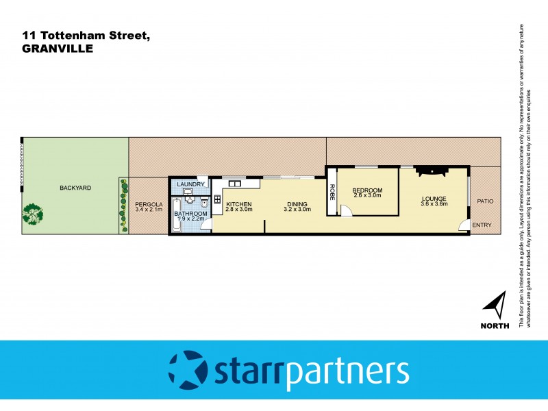 11 Tottenham Street, Granville NSW 2142 Floorplan