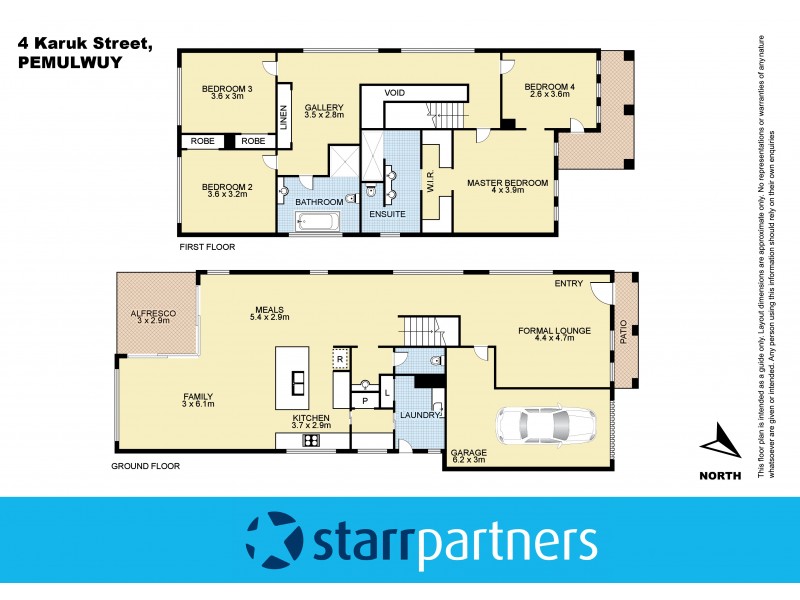 4 Karuk Street, Pemulwuy NSW 2145 Floorplan