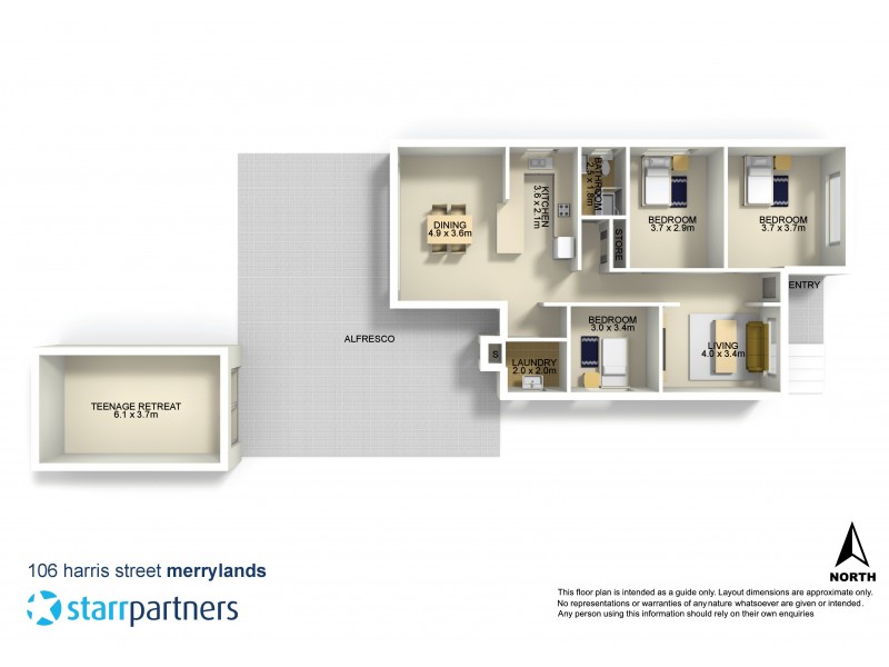 106 Harris Street, Merrylands NSW 2160 Floorplan
