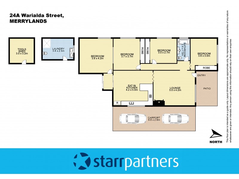 24a Warialda Street, Merrylands NSW 2160 Floorplan